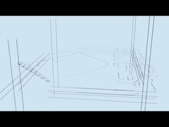 فیلتر جیب هوا، فیلتر صفحه، تجهیزات برش فریم خارجی پروفایل آلومینیوم