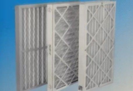 فیلترهای هپا تهویه مطبوع نوع تاشو درشت اثر اف 6 ، فیلتر پانل چین دار
