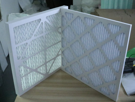 فیلتر هوای تجاری G3 G4 Merv 8 Hepa برای HVAC ، فیلتر پانل چین دار