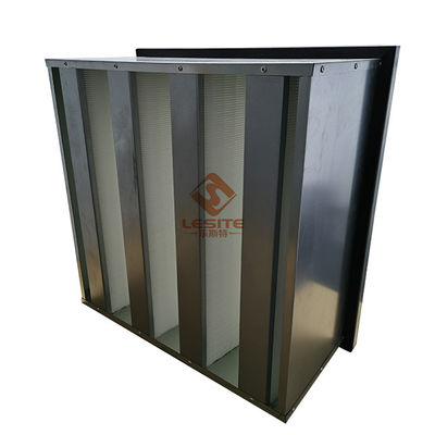 فیلترهای تصفیه کننده هوا MERV 9 Single Header Rigid Galvanized Steel 110 Pa