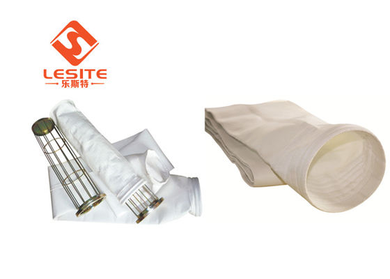 نفوذ پذیری خوب فیلتر کیسه گرد و غبار 2 میلی متر ، کیسه های فیلتر Baghouse سفید