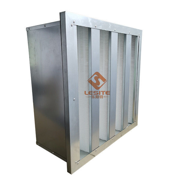 فیلترهای تصفیه کننده هوا MERV 9 Single Header Rigid Galvanized Steel 110 Pa