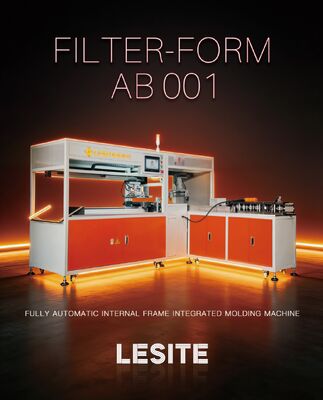 5.5KW 220V ظرفیت تولید بالا فلتر جیبی ماشین ساخت قاب داخلی برای قالب گیری اتوماتیک قاب داخلی